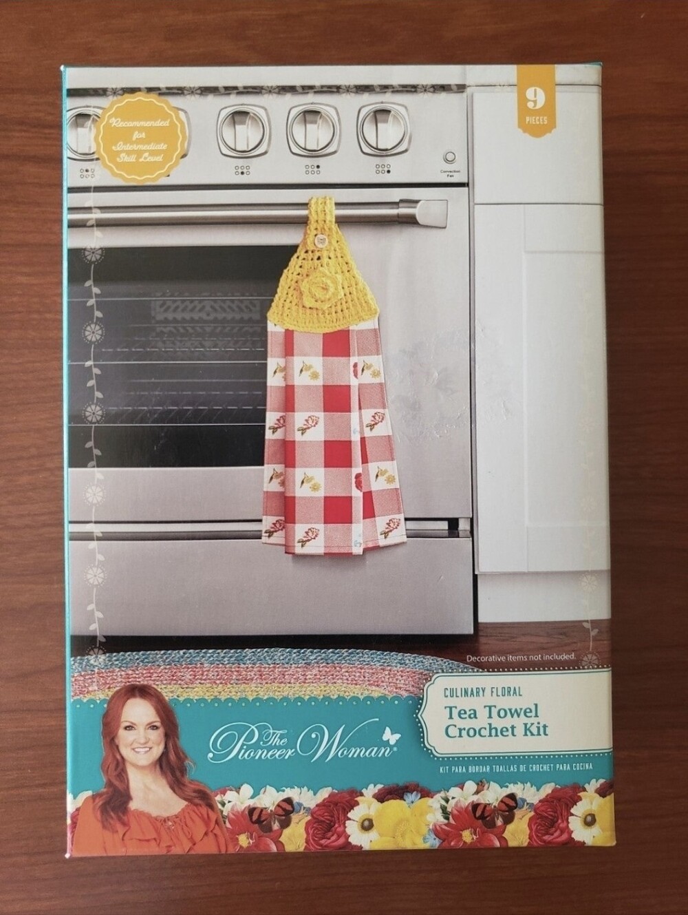 Floral Tea Towel Crochet Kit The Pioneer Woman NEW unopened Create Craft Kitchen